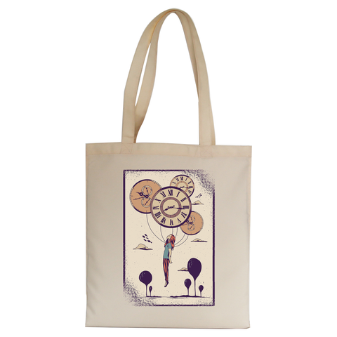 Abstract girl tote bag canvas shopping - Graphic Gear