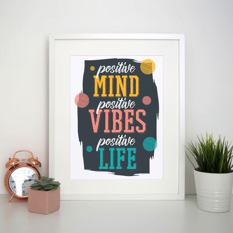 Positive quote print poster wall art decor - Graphic Gear