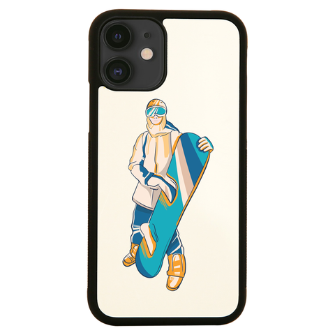 Snowboarder sport iPhone case cover 11 11Pro Max XS XR X - Graphic Gear