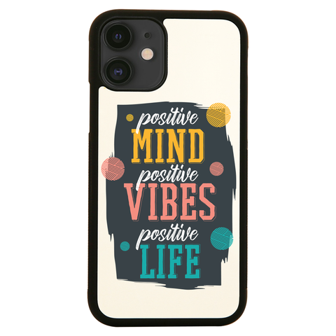 Positive quote iPhone case cover 11 11Pro Max XS XR X - Graphic Gear