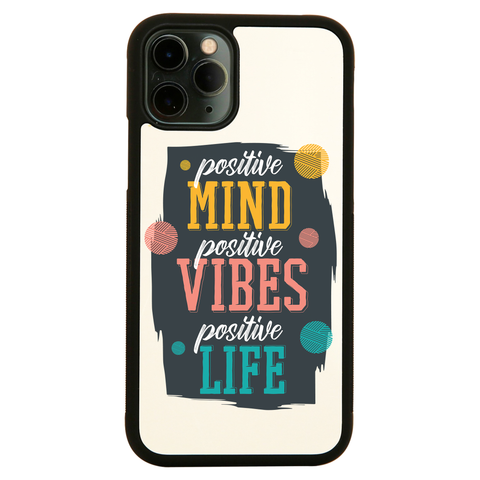 Positive quote iPhone case cover 11 11Pro Max XS XR X - Graphic Gear