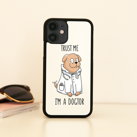 Doctor dog iPhone case cover 11 11Pro Max XS XR X - Graphic Gear