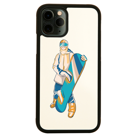 Snowboarder sport iPhone case cover 11 11Pro Max XS XR X - Graphic Gear