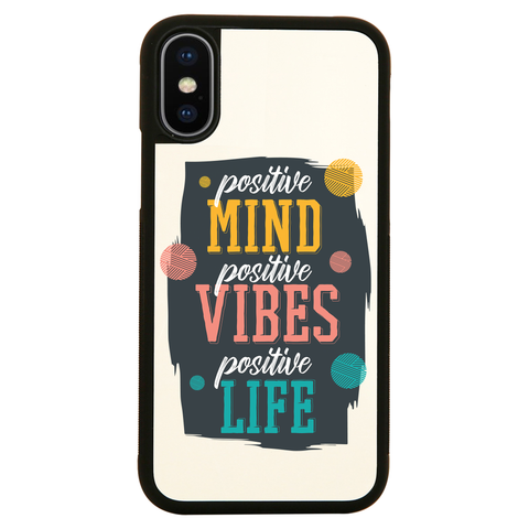 Positive quote iPhone case cover 11 11Pro Max XS XR X - Graphic Gear