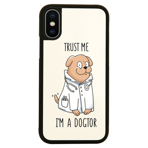 Doctor dog iPhone case cover 11 11Pro Max XS XR X - Graphic Gear