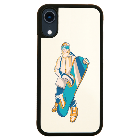 Snowboarder sport iPhone case cover 11 11Pro Max XS XR X - Graphic Gear