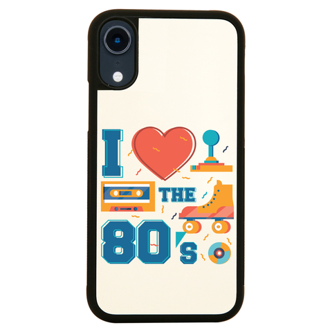 Love the 80's iPhone case cover 11 11Pro Max XS XR X - Graphic Gear