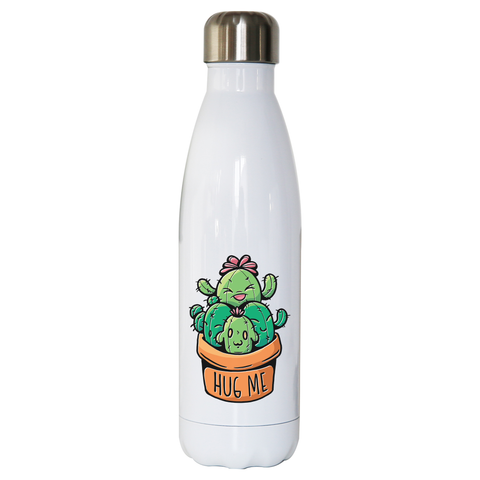 Cacti hug water bottle stainless steel reusable - Graphic Gear