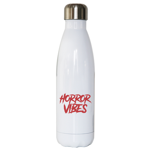 Horror vibes water bottle stainless steel reusable - Graphic Gear