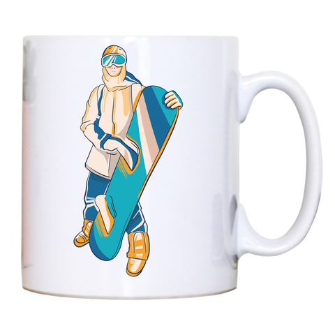 Snowboarder sport mug coffee tea cup - Graphic Gear