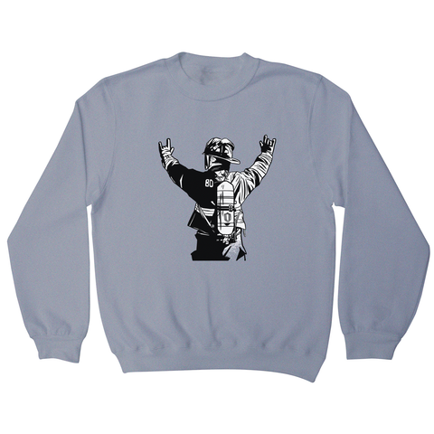 Firefighter rock hands sweatshirt - Graphic Gear