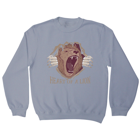 Heart of a lion sweatshirt - Graphic Gear