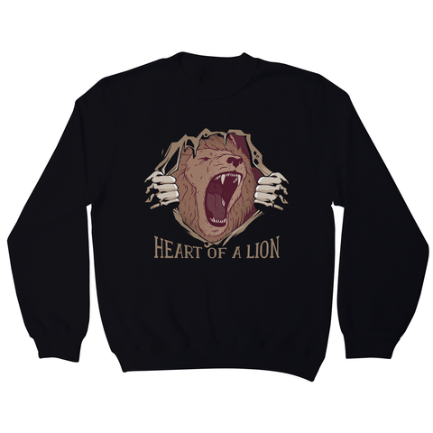 Heart of a lion sweatshirt - Graphic Gear