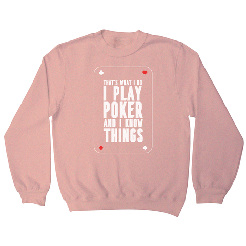 Play poker sweatshirt - Graphic Gear