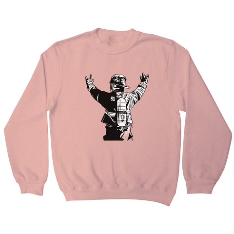 Firefighter rock hands sweatshirt - Graphic Gear