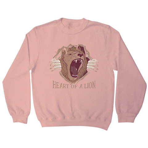 Heart of a lion sweatshirt - Graphic Gear