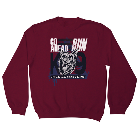 Police dog quote sweatshirt - Graphic Gear