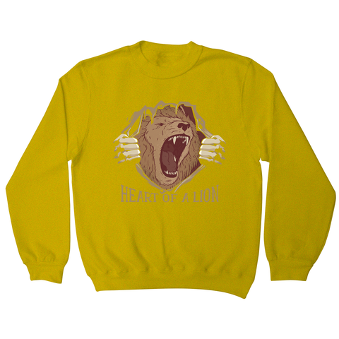 Heart of a lion sweatshirt - Graphic Gear