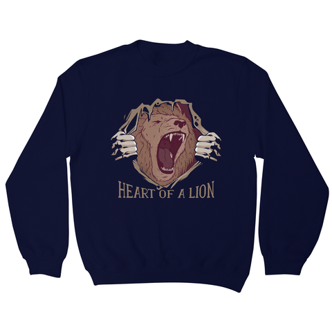 Heart of a lion sweatshirt - Graphic Gear