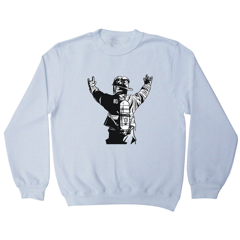 Firefighter rock hands sweatshirt - Graphic Gear
