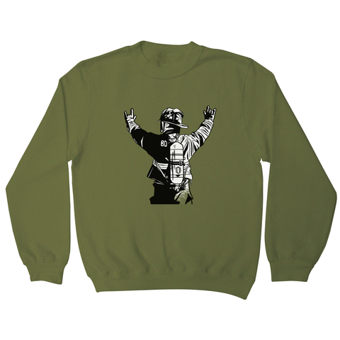 Firefighter rock hands sweatshirt - Graphic Gear