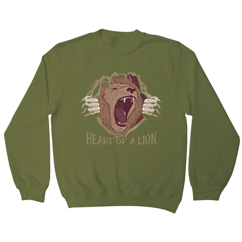 Heart of a lion sweatshirt - Graphic Gear