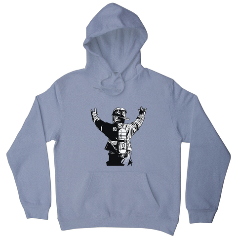 Firefighter rock hands hoodie - Graphic Gear