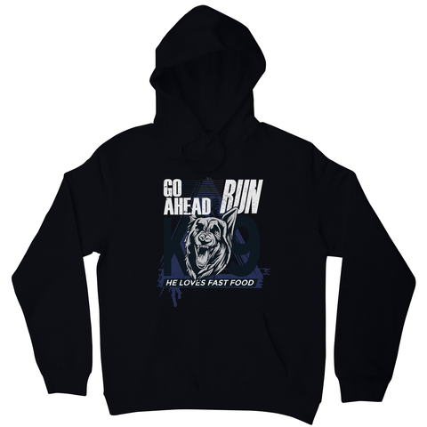 Police dog quote hoodie - Graphic Gear