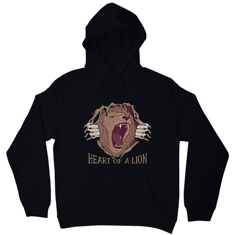Heart of a lion hoodie - Graphic Gear