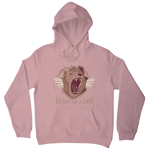 Heart of a lion hoodie - Graphic Gear
