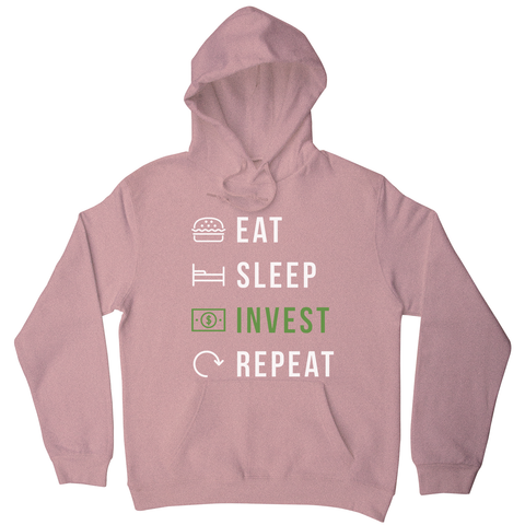 Eat sleep invest hoodie - Graphic Gear