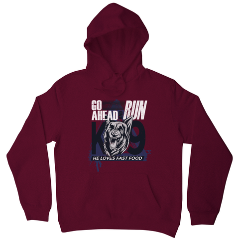 Police dog quote hoodie - Graphic Gear