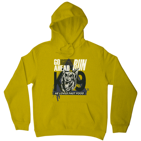 Police dog quote hoodie - Graphic Gear