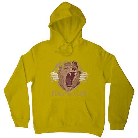 Heart of a lion hoodie - Graphic Gear