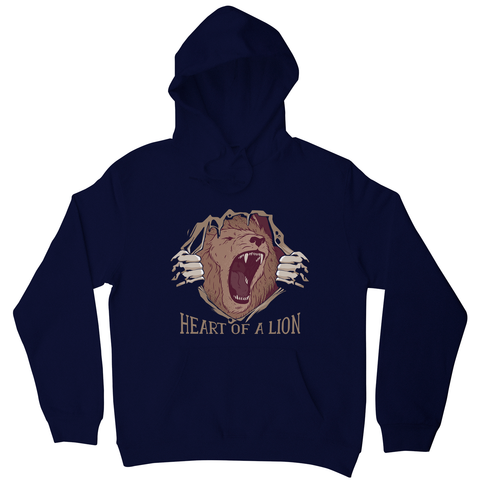 Heart of a lion hoodie - Graphic Gear