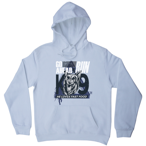 Police dog quote hoodie - Graphic Gear