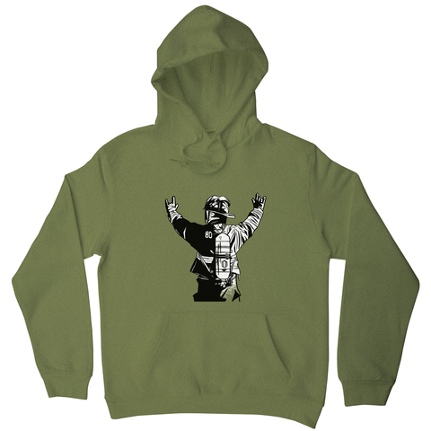 Firefighter rock hands hoodie - Graphic Gear