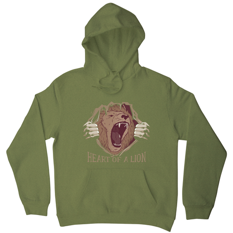 Heart of a lion hoodie - Graphic Gear