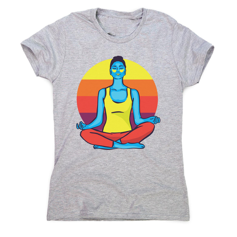 Colorful yoga woman women's t-shirt - Graphic Gear