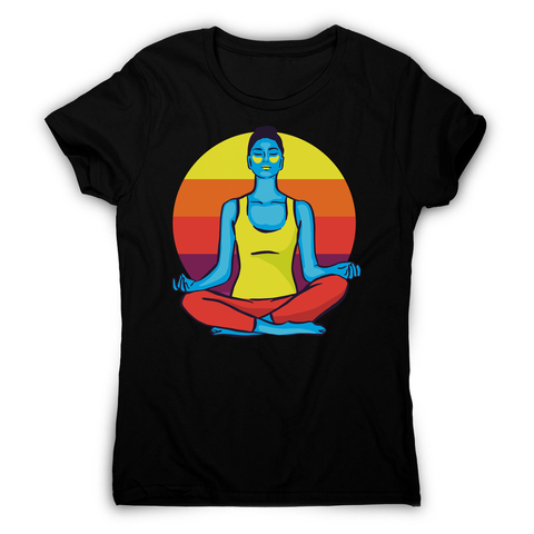 Colorful yoga woman women's t-shirt - Graphic Gear