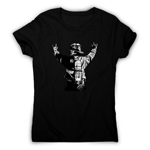Firefighter rock hands women's t-shirt - Graphic Gear