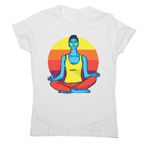 Colorful yoga woman women's t-shirt - Graphic Gear