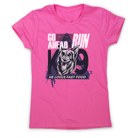 Police dog quote women's t-shirt - Graphic Gear