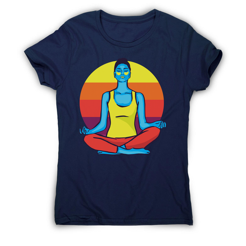 Colorful yoga woman women's t-shirt - Graphic Gear