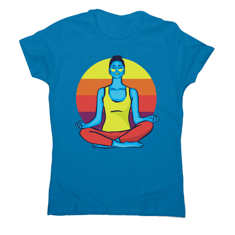 Colorful yoga woman women's t-shirt - Graphic Gear