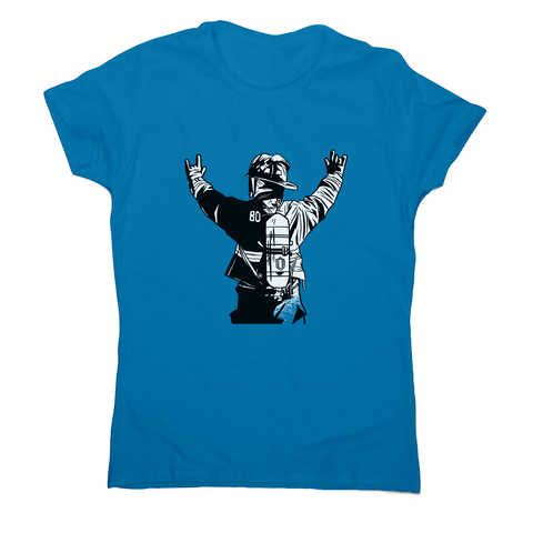 Firefighter rock hands women's t-shirt - Graphic Gear