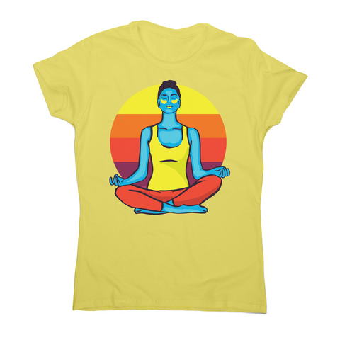 Colorful yoga woman women's t-shirt - Graphic Gear
