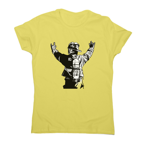 Firefighter rock hands women's t-shirt - Graphic Gear