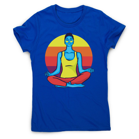 Colorful yoga woman women's t-shirt - Graphic Gear