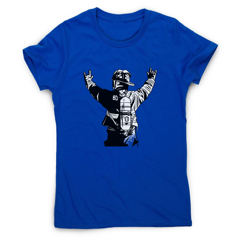 Firefighter rock hands women's t-shirt - Graphic Gear